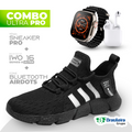 Combo em Oferta 3x1 TÊNIS NEWFIT + IWO SERIES 8 ULTRA + FONE BLUETOOTH PRO | EN