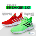 Combo 2x1 SNEAKERS PRO | TÊNIS NEWFIT PRO + TÊNIS RUNNING PRO | ENVIO IMEDIATO