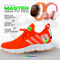 Combo 3x1 PRO - Tênis SNEAKER NEWFIT PRO + IWO SERIES 8 ULTRA + FONE BLUETOOTH PRO | ENVIO IMEDIATO | FRETE GRÁTIS | 12x