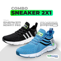 Combo 2x1 SNEAKERS PRO | TÊNIS NEWFIT PRO + TÊNIS RUNNING PRO | ENVIO IMEDIATO