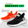 Combo 2x1 SNEAKERS PRO | TÊNIS NEWFIT PRO + TÊNIS RUNNING PRO | ENVIO IMEDIATO