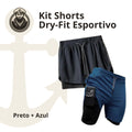 Kit Shorts Dry-Fit Esportivo