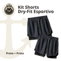 Kit Shorts Dry-Fit Esportivo