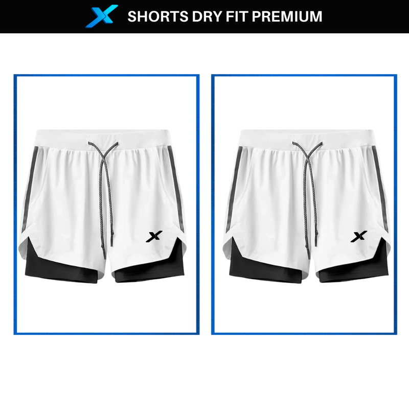 Shorts DryFit™ de Compressão NEXT Premium - Compre 1 Leve 2