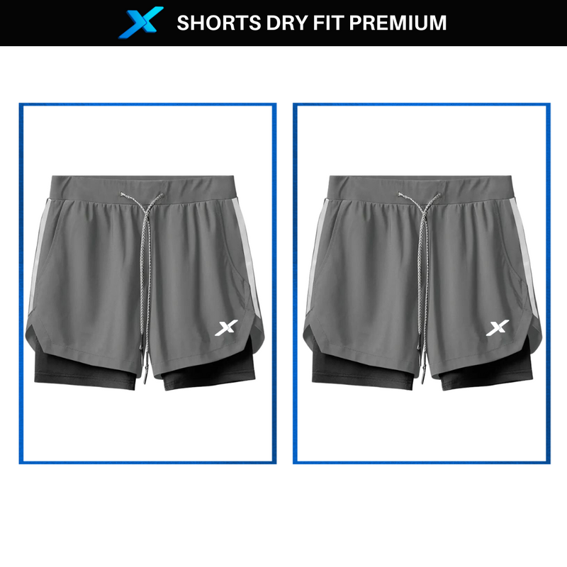 Shorts DryFit™ de Compressão NEXT Premium - Compre 1 Leve 2