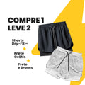 Shorts Dry-Fit de Compressão Flex - COMPRE 1 LEVE 2 + FRETE GRÁTIS