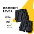 Shorts Dry-Fit de Compressão Flex - COMPRE 1 LEVE 2 + FRETE GRÁTIS