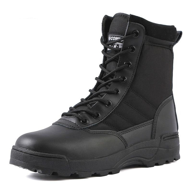 Bota de Couro Tática Masculina