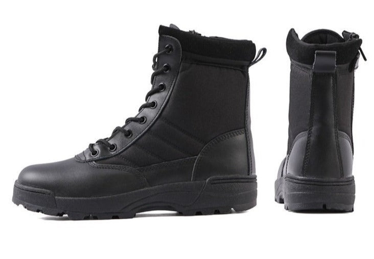 Bota de Couro Tática Masculina